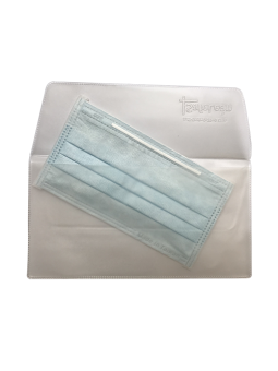 Pochette stérilisateur pour masques chirurgicaux ou en tissus